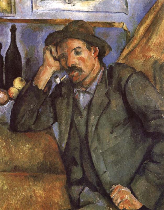 Paul Cezanne The Smoker oil painting picture